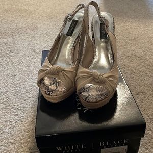 White House Black Market wedges.  6.5